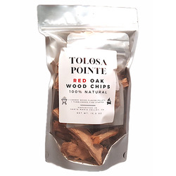 Tolosa Pointe Red Oak Wood Chips Pellets and Starter Bundle